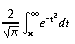 complementary error function